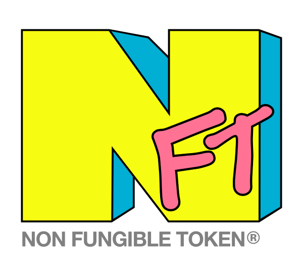 NFT design using the MTV logo. The colorway is acid.